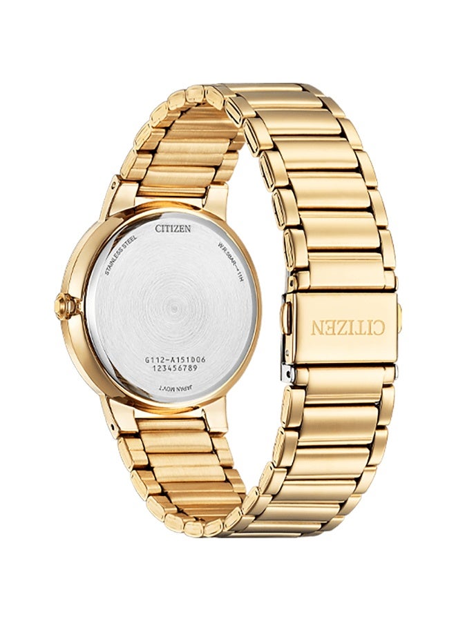 CITIZEN ساعة سيتيزن أنالوج للرجال بقرص أخضر - BI5123-52X - Image 2